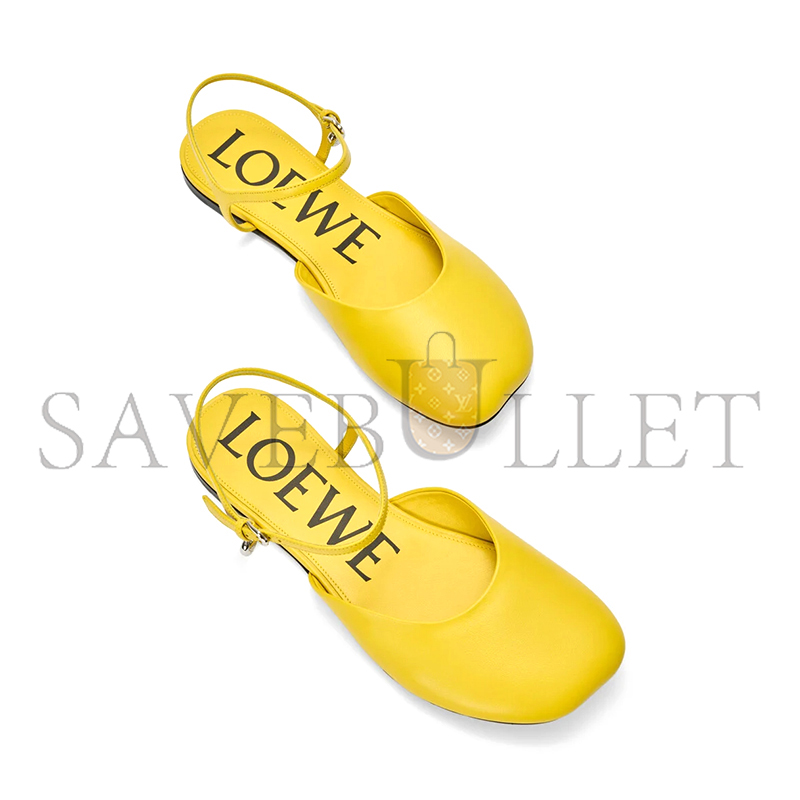 LOEWE TOY ANKLE STRAP BALLERINA IN LAMBSKIN LLST466X10 LOEWE TOY ANKLE STRAP BALLERINA IN LAMBSKIN LLST466X10